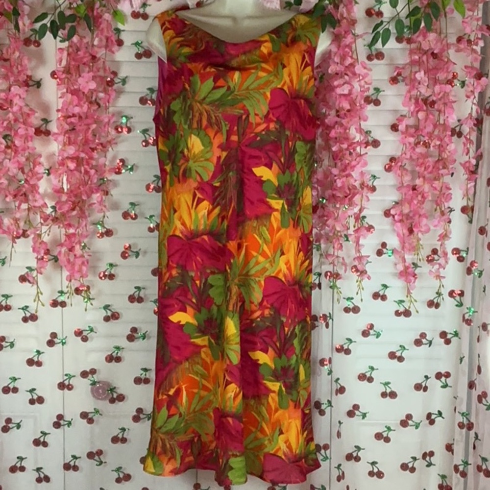 S.L fashions vintage floral dress